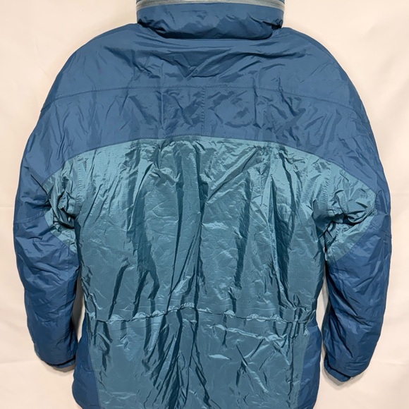 L.L. Bean Women's Two-Tone Blue Hooded Jacket EUC - Picture 9 of 16